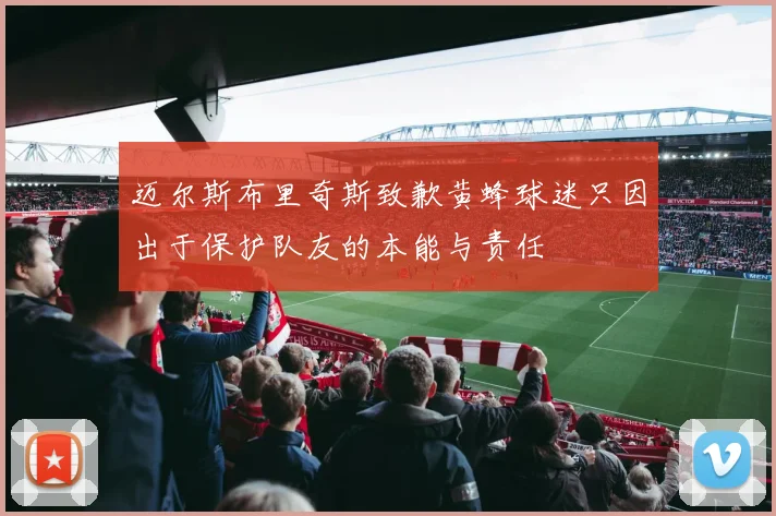 迈尔斯布里奇斯致歉黄蜂球迷只因出于保护队友的本能与责任